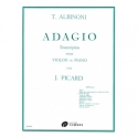 Adagio sol mineur pour violon et piano