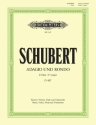 Adagio und Rondo F-Dur D487 f�r Klavier und Streichtrio nachgelassenes Werk Partitur und Stimmen