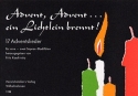Advent, Advent, ein Lichtlein brennt f�r 2 Sopranblockfl�ten Partitur