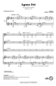 Agnus Dei for mixed choir (SAB) and piano choral score