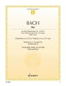 Air BWV1068 f�r Violine und Klavier