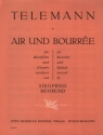 Air und Bourr�e f�r Blockfl�te und Gitarre Partitur