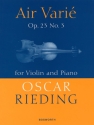 Air vari� op.23,3 for violin and piano
