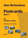 Alan Richardson Ed: Jean  Cockburn Postcards Book 3 for Clarinet & Piano Partitur und Stimme