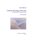 Alan Ridout, Until The Breaking Of The Day SATB Partitur
