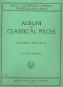Album of classical pieces for violin and cello