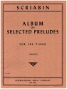 Album of selected preludes for piano