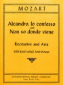 Alcandro, Io confesso and Non so donde viene for bass voice and piano (it/en)