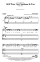 All I Want for Christmas for mixed choir (SAB) and piano choral schore