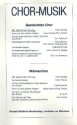 Alle Tage ist kein Sonntag f�r gem Chor Partitur