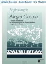 Allegro giocoso f�r 2 Klaviere Spielpartitur