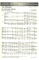 Am Himmel, da funkeln Sterne f�r M�nnerchor a cappella Partitur