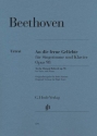 An die ferne Geliebte op.98 f�r Gesang (hoch) und Klavier (dt/en)