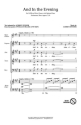 And In The Evening for mixed choir and piano choral score