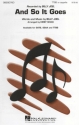 And so it goes for male choir and piano choral score