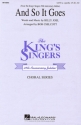 And so it goes for mixed chorus a cappella score