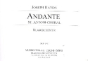 Andante aus dem Divertimento in B f�r Blasorchester Direktion und Stimmen