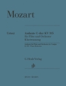 Andante C-Dur KV315 f�r Fl�te und Orchester f�r Fl�te und Klavier