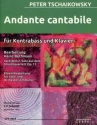 Andante cantabile f�r Kontrabass und Klavier (Klavierbegleitung in Solo- und Orchesterstimmung)