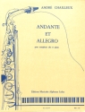 Andante et allegro pour saxophone alto et piano