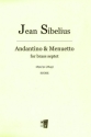 Andantino and Menuetto for brass ensemble score and parts