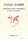 Andromache's Farewell op.39 for Soprano and Orchestra for soprano and piano