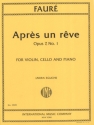 Apr�s un reve op.7,1 violin, cello and piano parts