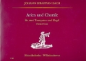 Arien und Chor�le f�r 2 Trompeten und Orgel Partitur und  4 Stimmen