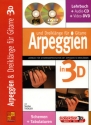 Arpeggien und Dreikl�nge in 3D (+CD +DVD) f�r Gitarre