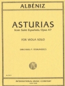 Asturias op.47 for viola
