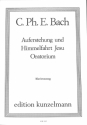 Auferstehung und Himmelfahrt Jesu - Oratorium f�r Soli (SATB), Chor und Orchester Klavierauszug