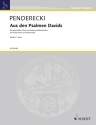 Aus den Psalmen Davids f�r gemischten Chor (SATB) und Instrumente Partitur