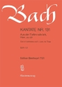 Aus der Tiefen rufe ich, Herr, zu dir Kantate Nr.131 BWV131 Klavierauszug (dt/en)
