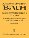 Ausgew�hlte Arien Band 1 f�r Alt mit obligaten Instrumenten und Klavier (Orgel)