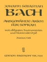 Ausgew�hlte Arien Band 2 f�r Sopran mit obligaten Instrumenten und Klavier (Orgel)