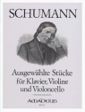 Ausgew�hlte St�cke f�r Klavier, Violine und Violoncello 3 Spielpartituren