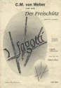 Auszug aus Der Freisch�tz f�r 4 Fagotte Partitur und Stimmen