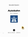 Autobahn f�r 2 Violinen Spielpartitur
