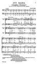 Ave Maria for mixed choir and  piano choral score
