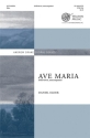 Ave Maria for mixed chorus (SATB divisi) a cappella (piano for rehearsal only) chorus Score