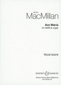 Ave Maria f�r gemischter Chor (SATB) und Orgel Chorpartitur