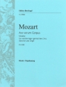 Ave verum corpus KV618 f�r gem Chor, Streicher und Orgel Klavierauszug