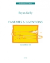 B. Kelly, Fanfares And Inventions Trombone Trio PARTITUR + STIMMEN