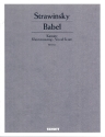 Babel f�r Erz�hler, M�nnerchor (TTBB) und Orchester Klavierauszug