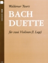 Bach-Duette f�r 2 Violinen Spielpartitur
