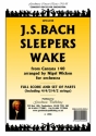 Bach JS Sleepers Wake (Arr Wicken) Pack orchestra