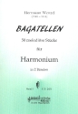 Bagatellen Band 1 50 melodi�se St�cke (1-25) f�r Harmonium