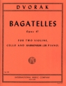 Bagatelles op.47 for 2 violins, violoncello and harmonium (piano) score and parts