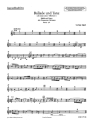 Balad? ?i joc f�r Schulorchester Stimmensatz - Klavier, 2 Sopran-Blockfl�ten, 5 Schlagzeuge, 4 Violinen