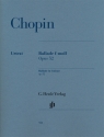 Ballade f-Moll op.52 f�r Klavier
